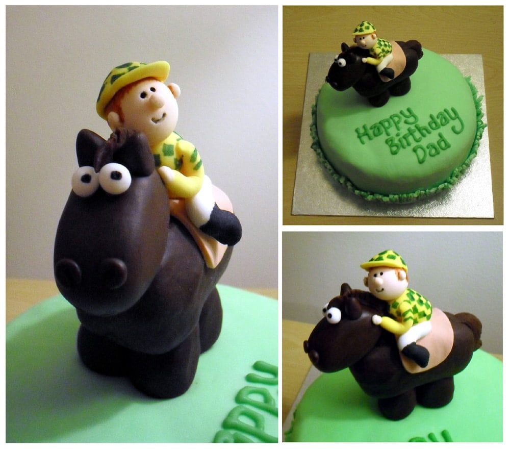 Horse-and-jockey-cake