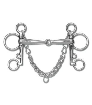 Waldhausen bakrena brzda, oliva, dvakrat lomljena 3