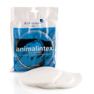 Robinsons Healthcare Animalintex glinena podloga v obliki kopita, 3 kosi 3