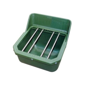 Kerbl plastičen krmilnik, 31 L, kotni 3