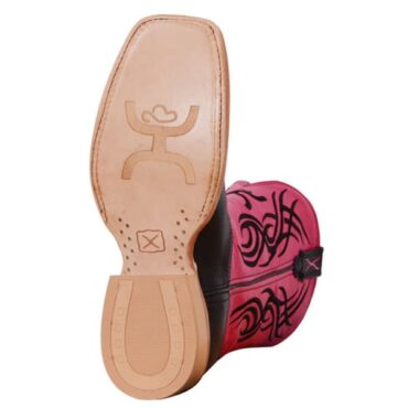 Twisted X škornji Hooey pink, ženski 3