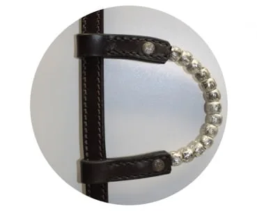EE Tack western uzda Silver Roller Pipe’s, na eno uho 10