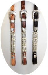 EE Tack western uzda Silver Roller Pipe’s, na eno uho 19