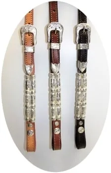 EE Tack western uzda Silver Roller Pipe’s, na eno uho 11