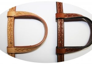 EE Tack western prešita uzda na eno uho