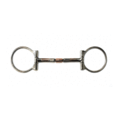 Billy Allen snaffle brzda D-ring, z bakrom 6