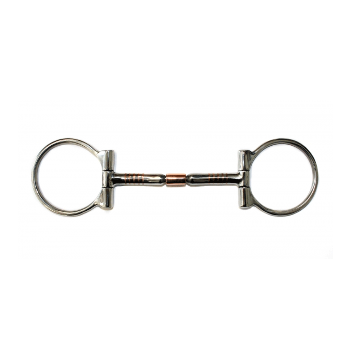 Billy Allen snaffle brzda D-ring, z bakrom 4