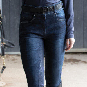 Equetech jahalne hlače Ultimo Denim 17