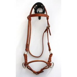 EE Tack western uzda na dve ušesi Latigo Stitched 3