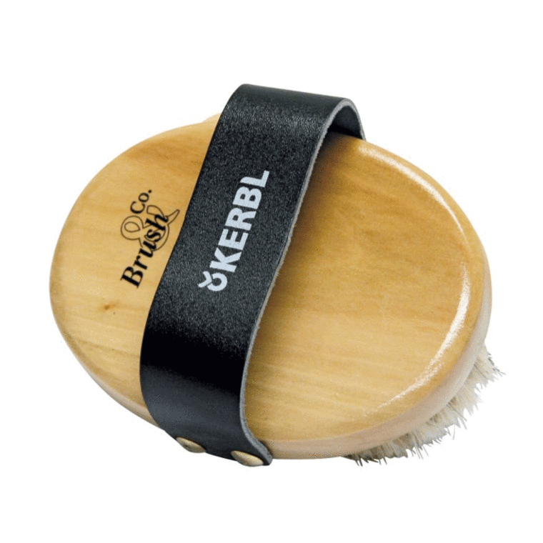 Kerbl mehka krtača za prah Brush&Co z lesenim držalom 7